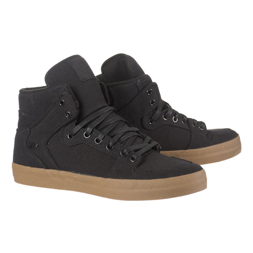 Baskets Montantes Supra Vaider Noir Black Homme | QOI-72418751